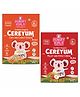 Hungry Koala Cereal Made with Natural Ingridients Millet Apple Oats & Carrot for Kids to Grow Healthy No Preservative or Additives or Maida 400 g Each Pack of 2
