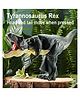 VGRASSP Roaring & Head Swinging Dinosaur Toy for Kids with LED Light in Mouth & Realistic Actions Like - Rotating & Swinging Head and Tail, Movable Joints - Multicolor