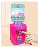 VGRASSP Mini Water Dispenser Toy for Kids with 2 Cups - Simulation Toy with Colorful Lights and Water Sound Effects, Portable Pretend Play Toy - Color As Per Stock