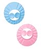 No Tears Safe Adjustable Bathing Shower Cap Pack of 2 - Pink, Blue