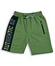 LEO Authentic Text Printed  Bermuda Shorts - Pista