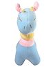 Ultra 25.4 cm Cute Ring Giraffe Stuffed Soft Plush Kids Animal Toy Multicolor Light Blue