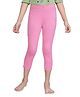 Tiny Girl Knitted Stone Embellished Leggings - Pink