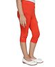 Tiny Girl Knitted Stone Embellished Leggings - Tomato Red