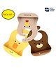 Ortis Adjustable Snap Button Bib With Crumb Catcher (Pack of 3)