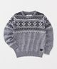 Vitamins Full Sleeves Pullover Sweatshirt - Grey
