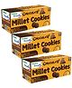 Tummy Friendly Foods Millet Cookies - Chocolate - Pack of 3 - 75g each. Healthy Ragi Biscuits, snacks for Baby, Kids & Adults