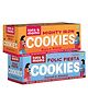 Tots & Moms Foods | Box of 2 Cookies| Mighty Iron - Bajra & Walnut |Folic Fiesta - Foxtail Millet & Almond | 150g Each