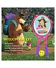 Asian  Masha And The Bear Wisdom Racquet Set - Pink And Purple