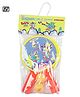 Asian  ShinChan Sigma tennis Racquet - RED AND YELLOW