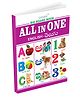 All in One English  - Telugu Big Board Book for Kids : Early Learning Picture Book