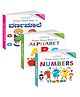 Mini Board Book Set: English Alphabets, Numbers 1-20, Kannada Alphabets & Consonants - 3 Picture Books for Kids Early Learning Age