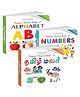 Mini Board Book Set: English Alphabets, Numbers 1-20, Tamil Alphabets & Consonants - 3 Picture Books for Kids Early Learning
