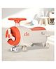 R for Rabbit Iya Iya Aero Kids Swing Car, Scratch Free PU LED Wheels with ABEC7 Bearing, Baby Ride on Magic Toy Panda Car for 2+ Years Boys & Girls, Upto 75 Kgs (Cream Orange)