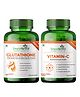 Simply Herbal L Glutathion 60 capsule And  Vitamin C 120 Tablets  from Amla Extract for Skin Health (Combo Pack)
