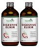 Simply Herbal Ayurvedic Digestive Elixir Syrup Tonic Enriched With 37 Digestion Enzymes Supplement for Gas & Acidity, Constipation, Bloating, and Improve Immune System - Pack of 2 (450ml each)