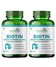 Simply Herbal Natural Biotin Vitamin B7 Capsules for Hair & Skin Enriched With Keratin + Multivitamin + Amino Acid For Women (90 Capsules) ( Pack of 2 )