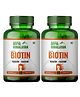 Divya Himalayan Premium Biotin With Vitamin C, Vitamin B & Zinc For Hair Growth & Glowing Skin Tablets (Pack of 2 )