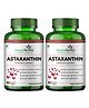 Simply Herbal Astaxanthin 4mg Super Antioxidant, Supplement tablet Promote Healthy Skin & Muscle Health Also Support Heart Function & Immunity (60 Tablets Each)