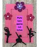 Kalacaree Ballerina Theme Magnetic Photo Frame - Pink