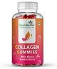 Simply Herbal Skin Collagen Gummies with Biotin & Hyaluronic Acid | Collagen Builder Gummies | Collagen Supplements for Skin & Hair | 30 Gummies - Strawberry Flavour