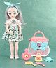 KiddyBuddy Dazzling Alia Doll with Accessories Height 30 cm - (Color & Accessories May Vary)
