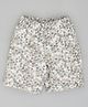 YOUMAA 100% Cotton Triangle Printed Shorts - Brown