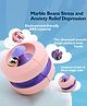 Sanjary Magic Puzzle Orbit Ball Cubes Bead Infinity Fidgets Spinner Marble Beans  toy for kids Pack of 2-Color Design May Vary