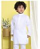 AJ Dezines Full Sleeves Solid Kurta - White