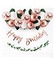 Bubble Trouble Rose Gold Birthday Decoration Items -37Pcs Birthday Decorations Kit With Balloons & Artificial Leaves |Rose Gold Confetti Balloons for Birthday| Birthday Banner for Decorations (Cardstock)