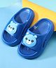 Babyoye Slip on Clogs Bear Applique - Blue