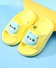 Babyoye Slip on Clogs Bear Applique - Yellow