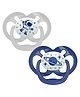 Dr. Brown's Advantage Pacifiers Stage 2 Glow in the Dark Pack of 2 - Blue