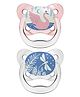 Dr. Brown's Prevent Glow in the Dark Butterfly Shield Soother Stage 1 Pack of 2 - Multicolor