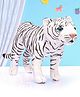 Wild Republic Living White Tiger Standing Soft Toy - Length 44 cm