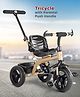Play Nation Tricycle with Parental Push Handle - Beige