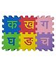 Domenico EVA Puzzle Hindi Alphabet Interlocking Floor Mat - 48 Pieces