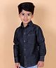 Superminis Full Sleeves Solid Shirt - Grey
