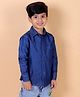 Superminis Full Sleeves Solid Shirt - Navy Blue