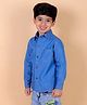 Superminis Full Sleeves Solid Shirt - Blue