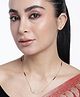Abdesigns Gold-Plated American Diamond & Beaded Mangalsutra - 50g