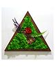 Mybageecha Love & Lavender Preserved Moss Frame with Dark Wood