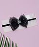 Knotty Ribbons Star & Bow Embellished Headband - Black