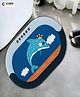 Kuber Industries Stylish Bathroom Mat|Beautiful Dolphin Mat For Kids & Adults|Multi-Utility38 x 58 cm,Multicolor