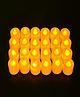 Kuber Industries LED Candles for Home Decoration |Battey Operated|Flameless|Safe & Easy to Maintain|Pack of 24 (White)
