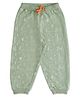 haus & kinder  100% Cotton Animals  Printed Joggers -  Green
