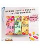 Outfit Collections Super Absorbent Poly Cotton Bath Towel for Kids set of 3 - Multi