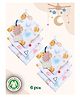Outfit Collections Super Soft Microfiber Washclothes Towel for babies  Set of 6 - Multi