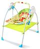 Juniors Baby Cradle Auto Swing Motorized Multi Function Electronic Baby Swing - Green