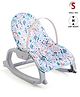 Baby Vibrating Music Rocking Chair - Blue & White
